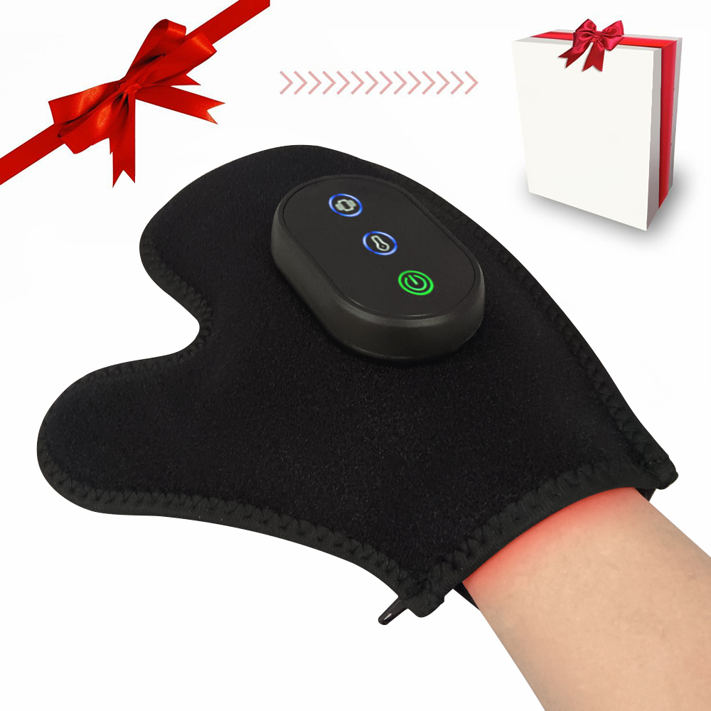 Heated Gloves Electric - Portable Electric Hand Massager with Heat