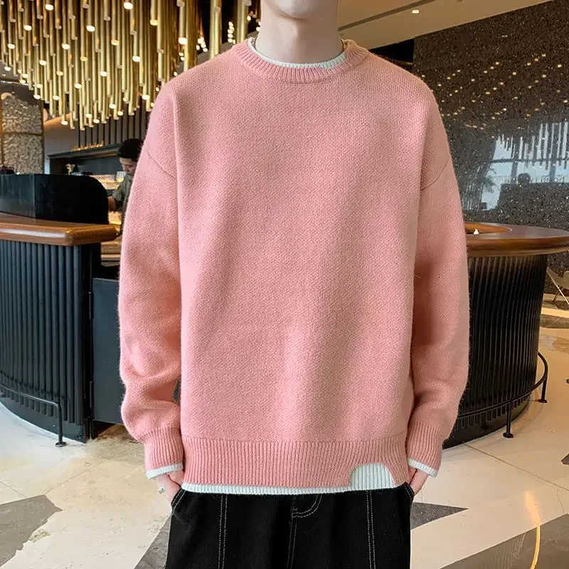 Man Clothes Pullovers Round Co - Winter Clothing Colors recension och pris