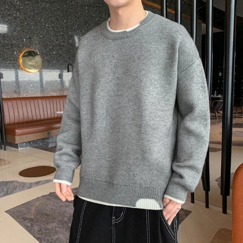 Man Clothes Pullovers Round Co - Winter Clothing Colors recension och pris