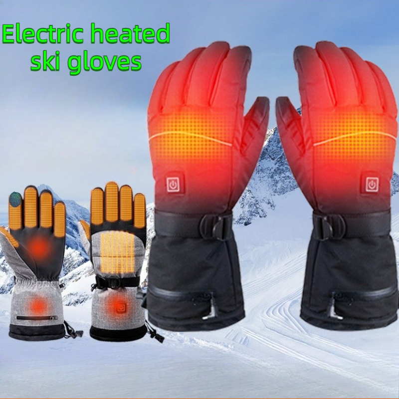 Waterproof Electric Heated Ski - Heated Gloves Electric recension och pris