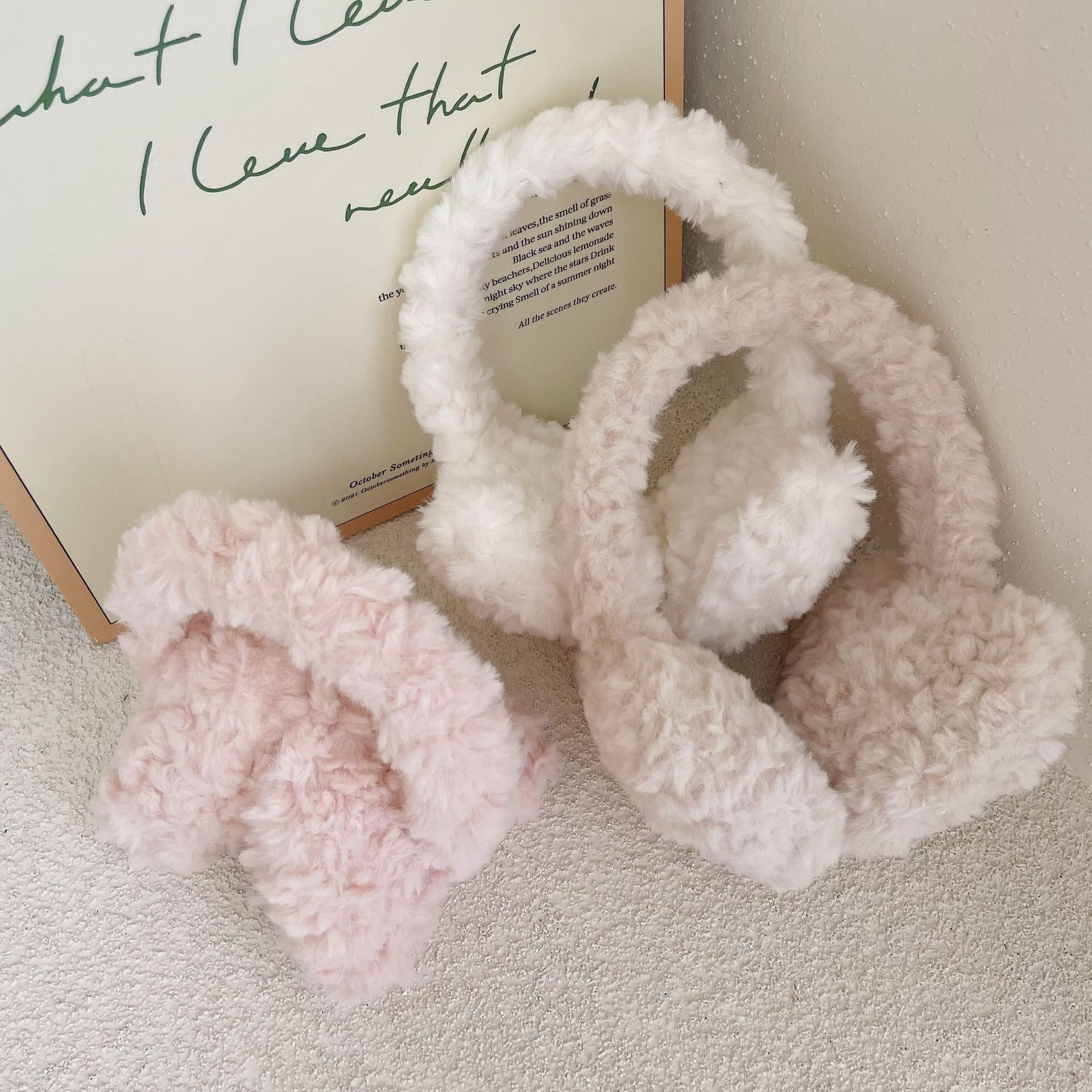 Heart Lambswool Plush Earmuffs - Winter Clothing Earmuffs recension och pris