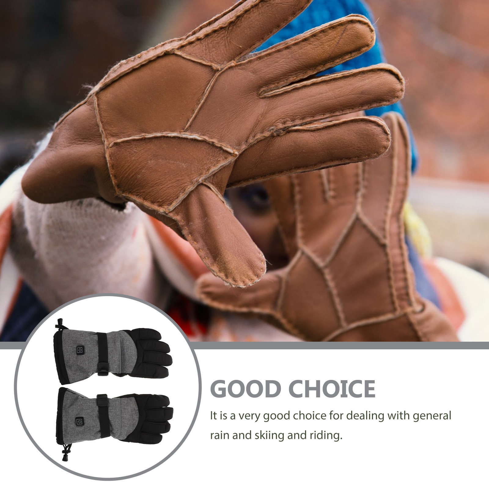 1Set Electric Heating Gloves W - Heated Gloves Electric recension och pris