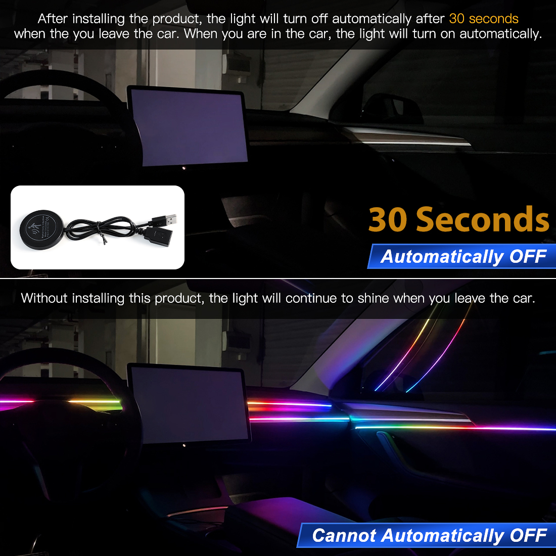 Car Ambient Lights Automatic O - Heated Gloves Electric recension och pris