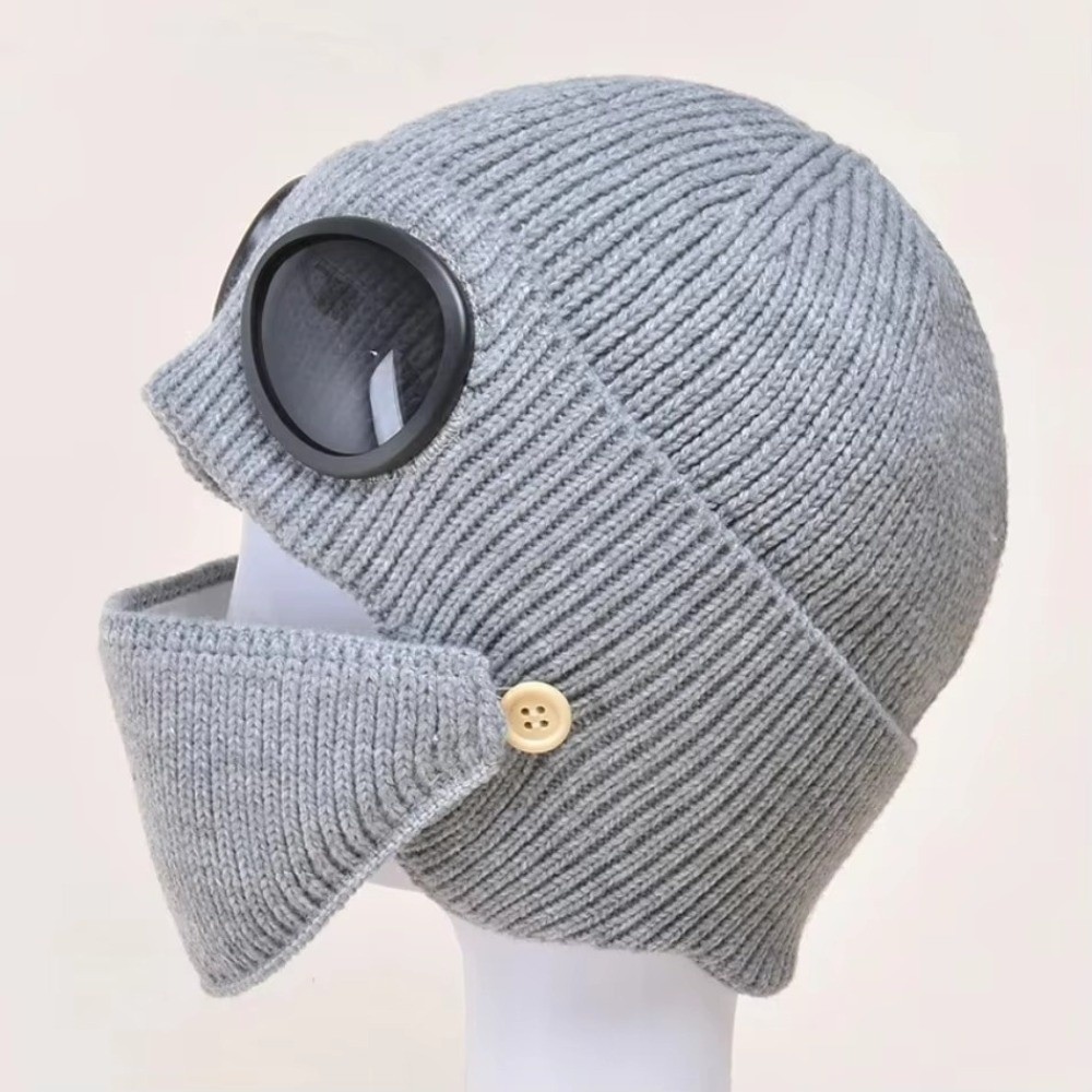 Fleece-lined Warm Woolen Hat w - Winter Clothing Earmuffs recension och pris