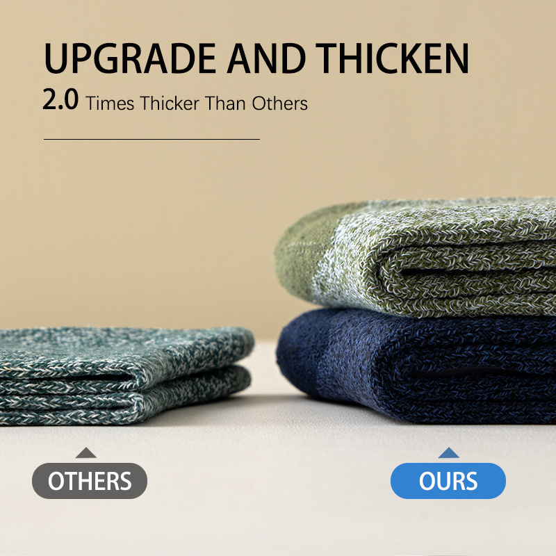 5 Pairs Merino Wool Socks For  - Thermal Sock Merino recension och pris
