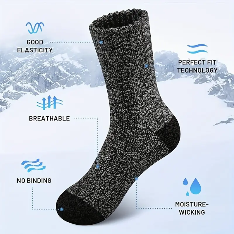 5 Pairs Merino Wool Socks For  - Thermal Sock Merino recension och pris