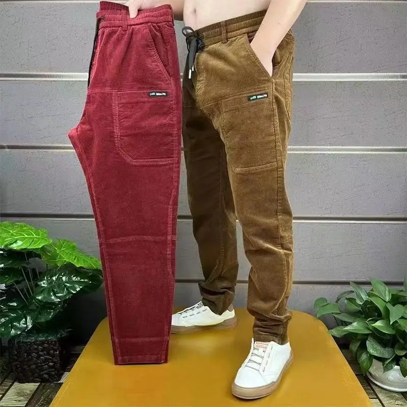 Corduroy Cargo Trousers Men's  - Winter Clothing Work recension och pris