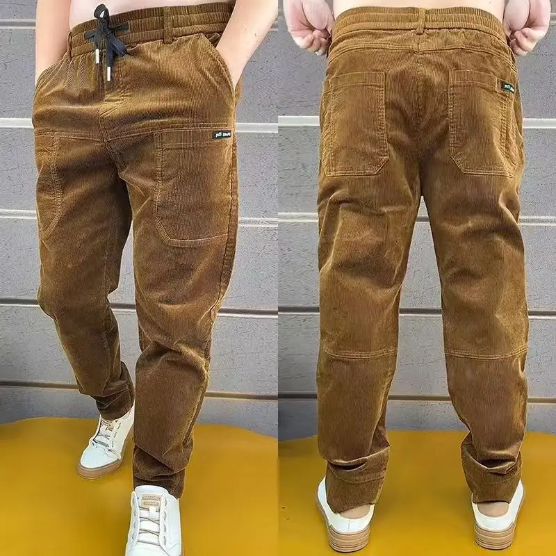 Corduroy Cargo Trousers Men's  - Winter Clothing Work recension och pris