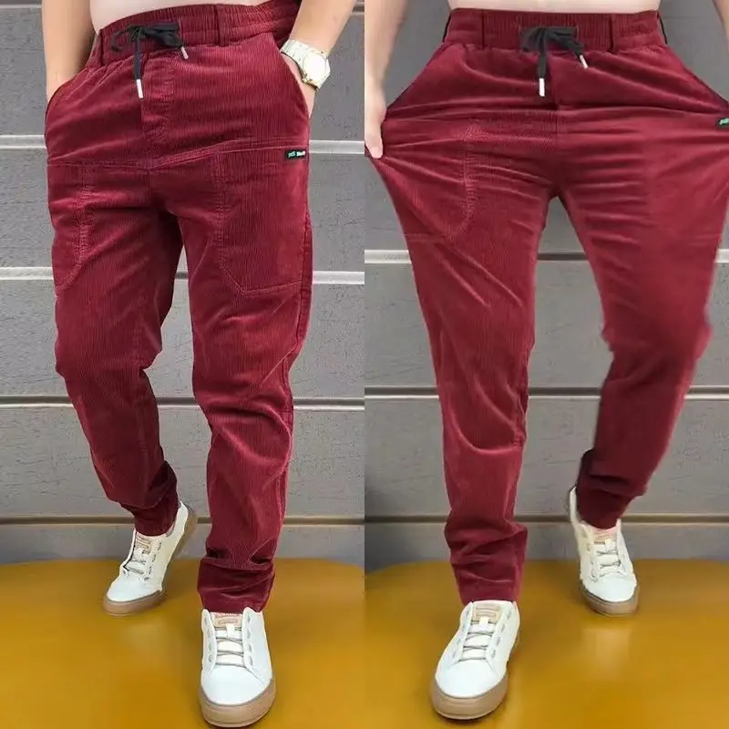 Corduroy Cargo Trousers Men's  - Winter Clothing Work recension och pris