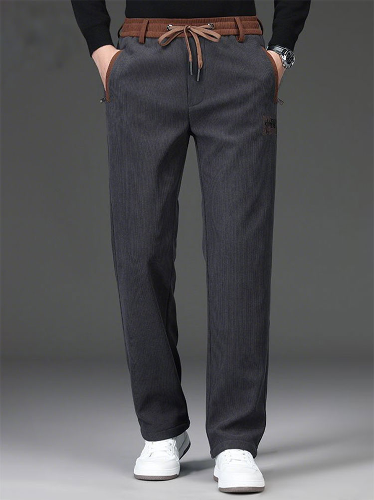 Fleece Thicken Winter Chinos T - Winter Clothing Work recension och pris