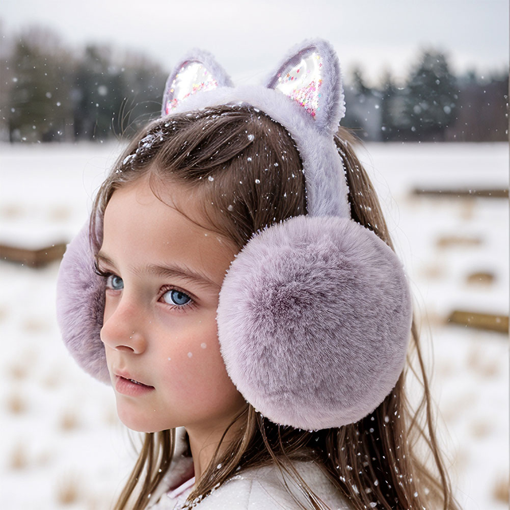 Cute Cat Ear Plush Ear Covers  - Winter Clothing Earmuffs recension och pris