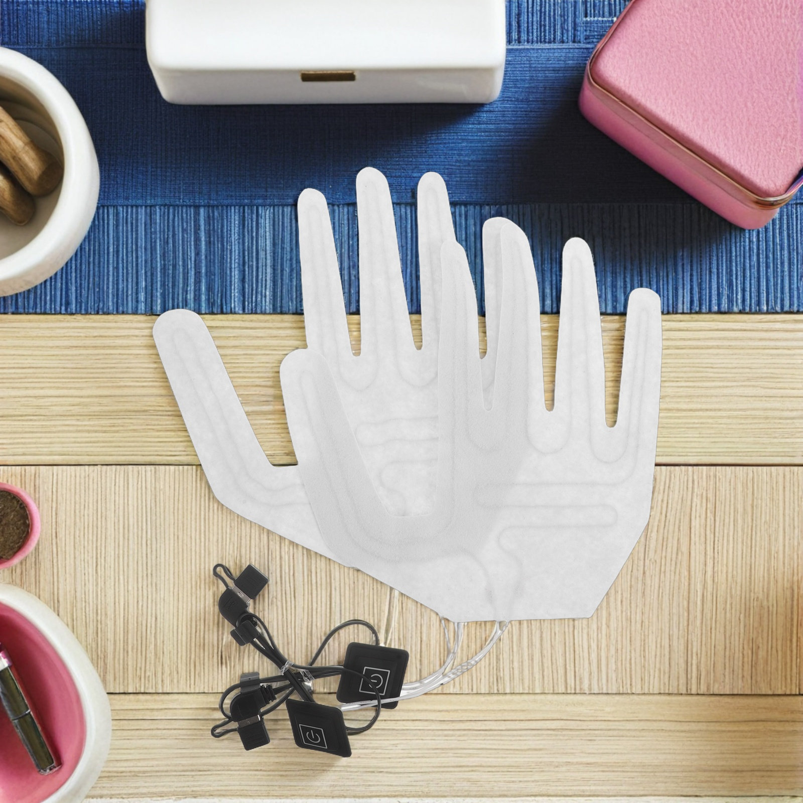 2Pcs Full Finger Electric Heat - Heated Gloves Electric recension och pris