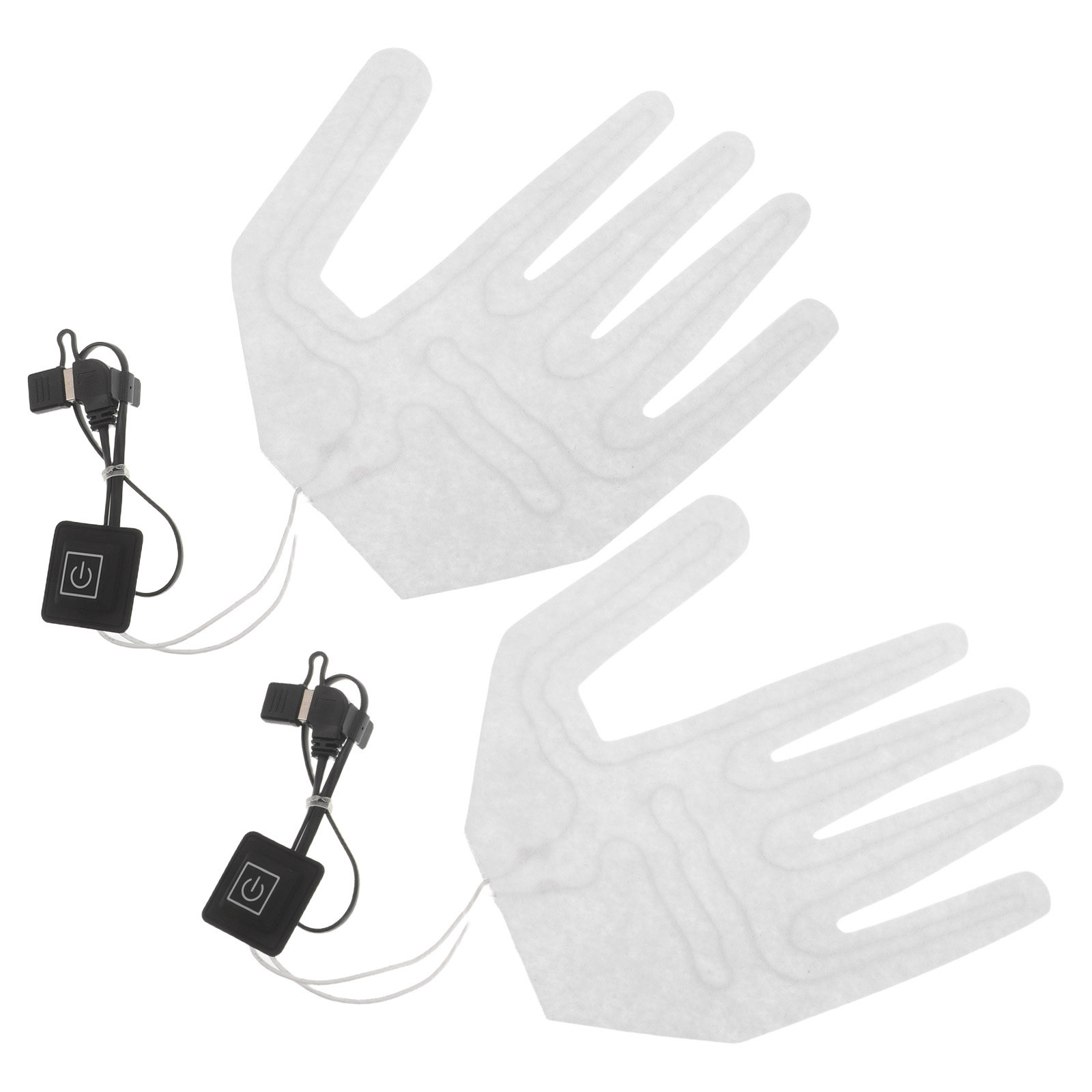 2Pcs Full Finger Electric Heat - Heated Gloves Electric recension och pris