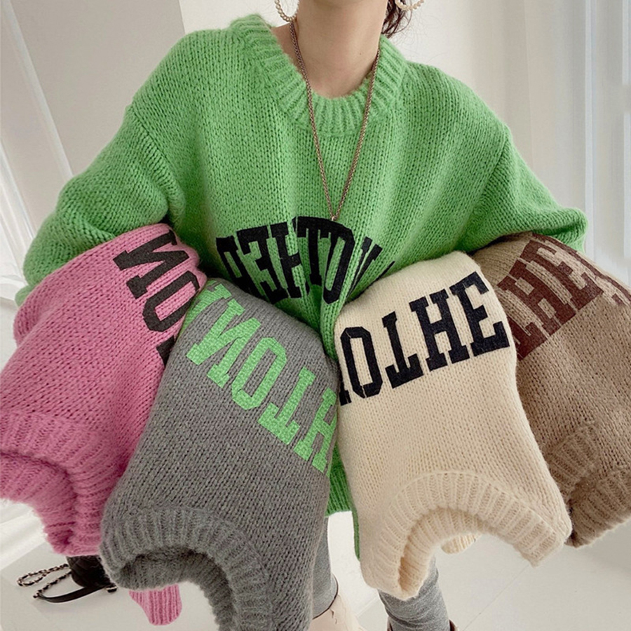 Winter Fashion 5 Colors Letter - Winter Clothing Colors recension och pris