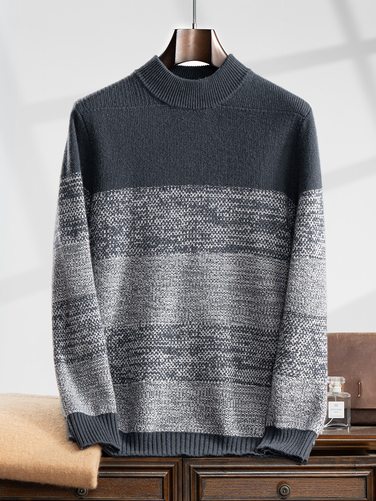 Men's 100% Cashmere Sweater Th - Winter Clothing Colors recension och pris