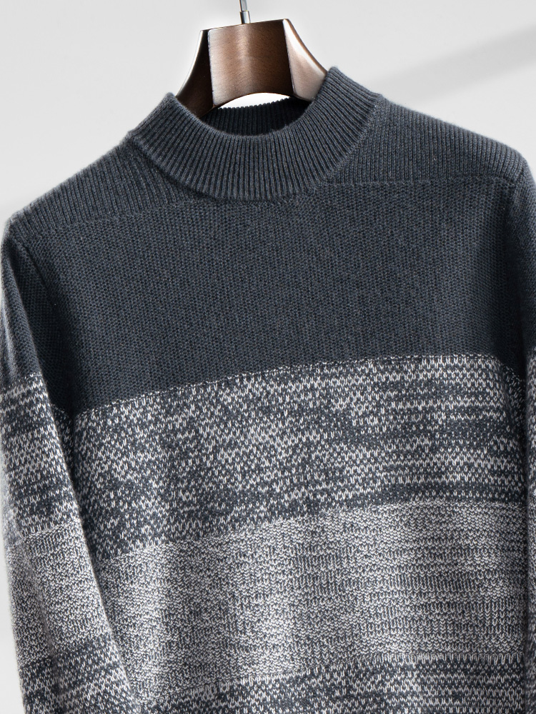 Men's 100% Cashmere Sweater Th - Winter Clothing Colors recension och pris
