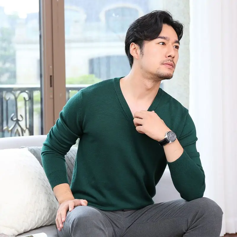 Man Clothes Pullovers Solid Co - Winter Clothing Colors recension och pris