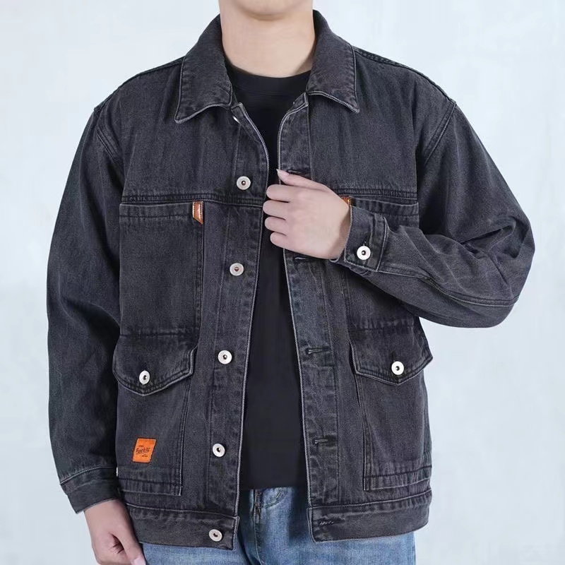 Men's Denim Jacket Casual Work - Winter Clothing Work recension och pris