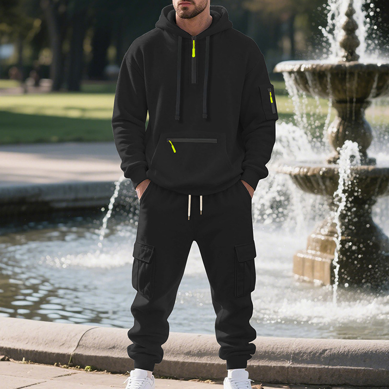Men's sports suit style autumn - Winter Clothing Work recension och pris