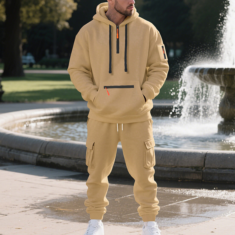 Men's sports suit style autumn - Winter Clothing Work recension och pris